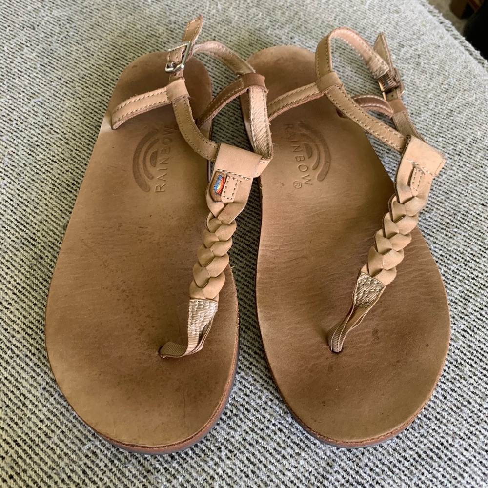 RAINBOW Sandals! Size 7